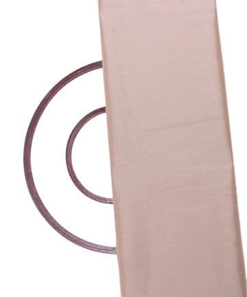 Beige Colour Plain Organza Satin Fabric
